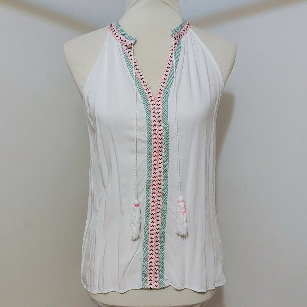 ForeverCute White Sleeveless Top S